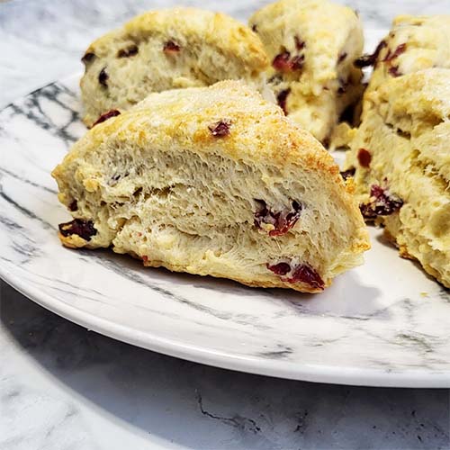 cranberry orange scones